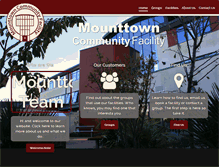 Tablet Screenshot of mounttowncommunity.ie
